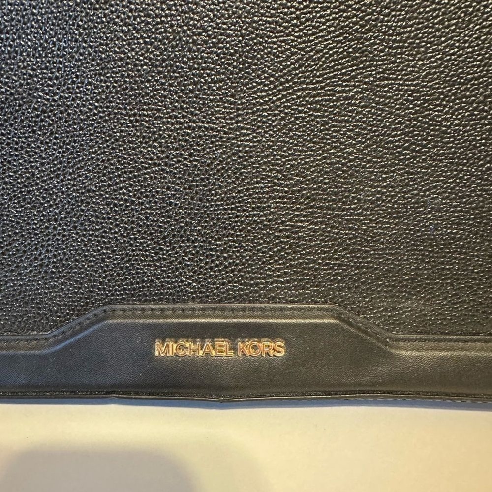 Michael Kors Black Leather Tote Bag - see photos - Picture 2 of 12